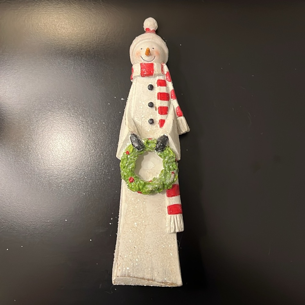 Melrose Wooden Sparkle Rustic Snowman